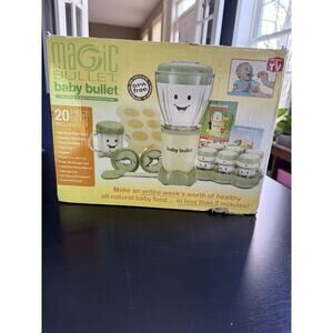 Magic Bullet Baby Bullet Food Maker Blender Processor 20 Piece Set (Open Box)